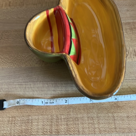 New Mexican Hat Ceramic Dish For Salt And Lime - Picture 4 of 11